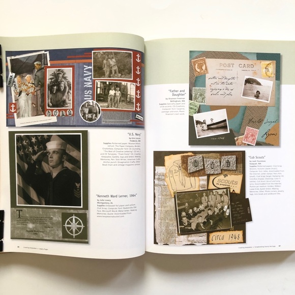 SCRAPBOOKING FAMILY HERITAGE BOOK - Picture 10 of 16